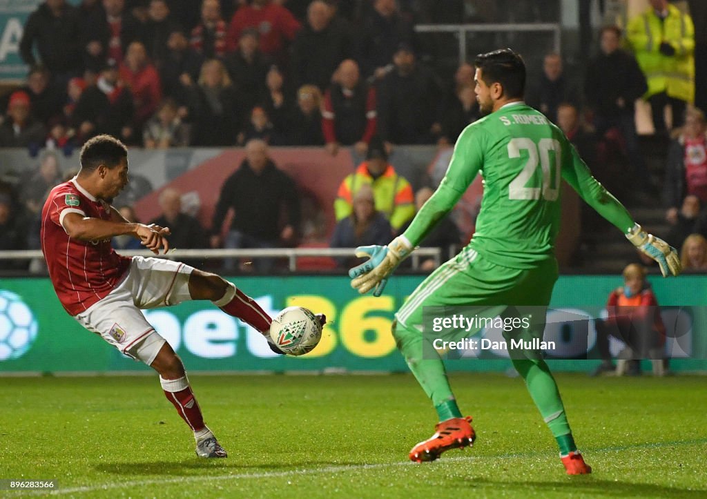 Bristol City v Manchester United - Carabao Cup Quarter-Final