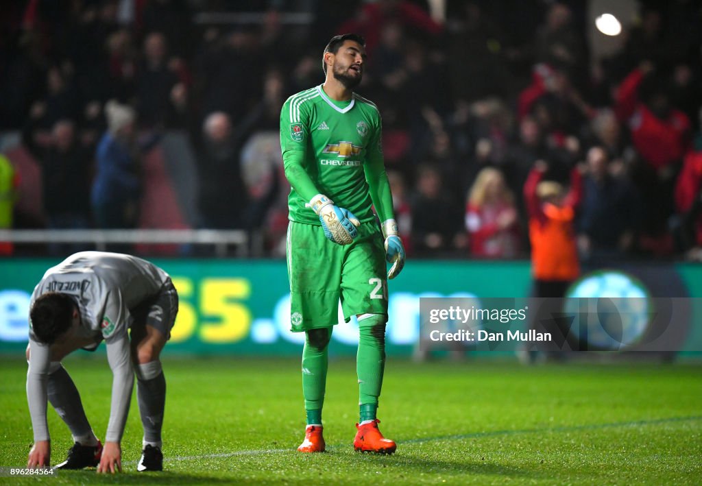 Bristol City v Manchester United - Carabao Cup Quarter-Final