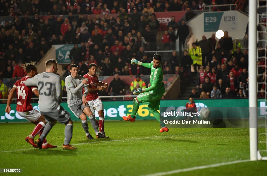 Bristol City v Manchester United - Carabao Cup Quarter-Final