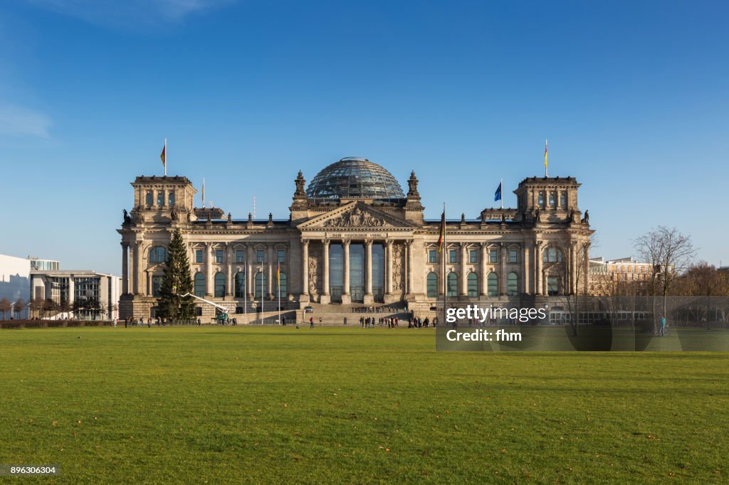 Reichstag building (german parliament building) - Berlin, Germany