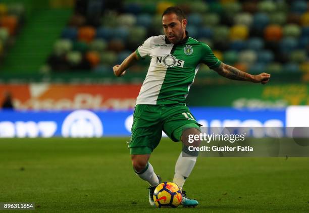Sporting CP midfielder Bruno Cesar from Brazil in action during the Portuguese League Cup match between Sporting CP and Uniao da Madeira at Estadio...