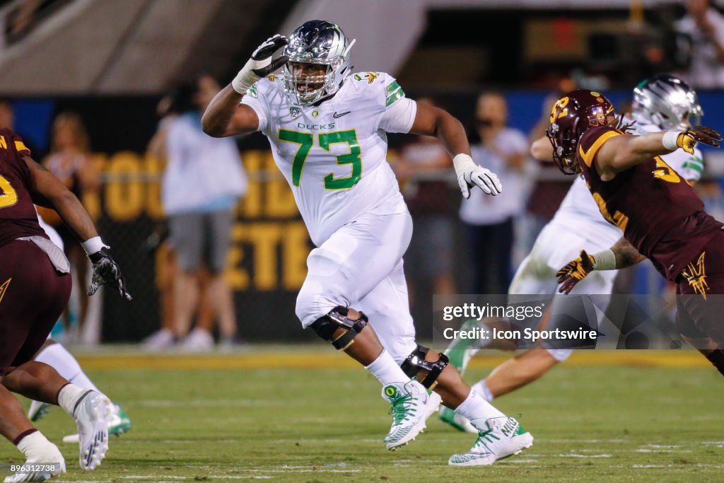 COLLEGE FOOTBALL: SEP 23 Oregon at Arizona State