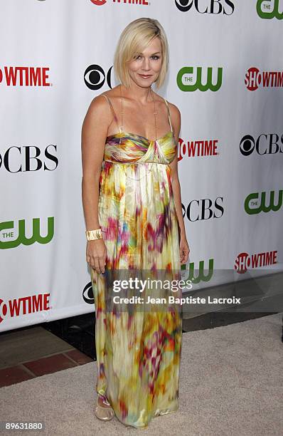 Jennie Garth arrives at the NBC and Universal's 2009 TCA Press Tour All-Star Party at the Huntington Library on August 3, 2009 in Pasadena,...