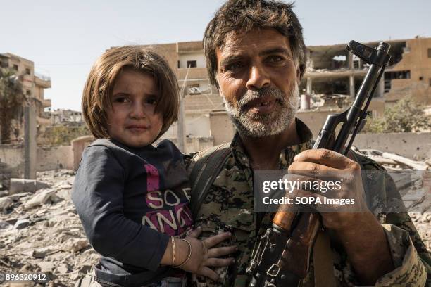 Salma rescued by SDF fighters. She and her family were being held hostage near the stadium of Raqqa. She lost her parents. While they were crossing...