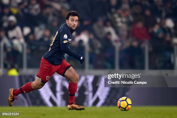 Giuseppe Rossi of Genoa CFC in action during the TIM Cup football match between Juventus FC and Genoa CFC. Juventus FC won 2-0 over Genoa CFC.