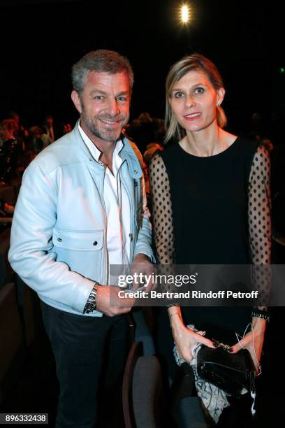 Of Courreges Jacques Bungert and guest attend the Gala evening of the Pasteur-Weizmann Council in Tribute to Simone Veil at Salle Pleyel on December...