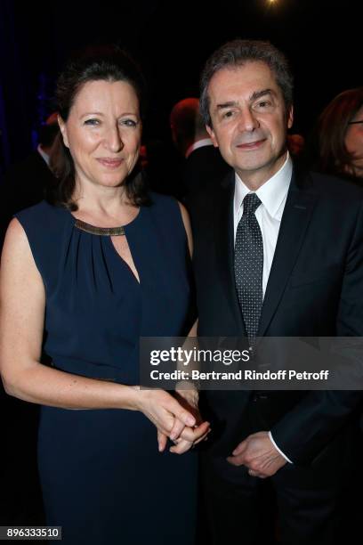 French Health Minister, Agnes Buzyn and her husband Professor Yves Levy attend the Gala evening of the Pasteur-Weizmann Council in Tribute to Simone...