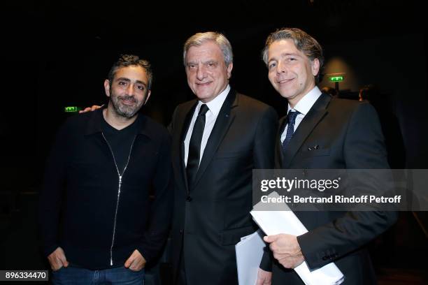 Director Eric Toledano , CEO of Dior Sidney Toledano and Executive Officer of the Pasteur-Weizmann, David Weizmann attend the Gala evening of the...