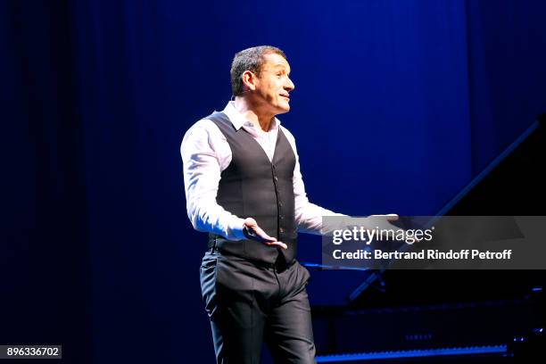 Dany Boon performs during the "Dany de Boon Des Hauts-De-France" Show at L'Olympia on December 18, 2017 in Paris, France.