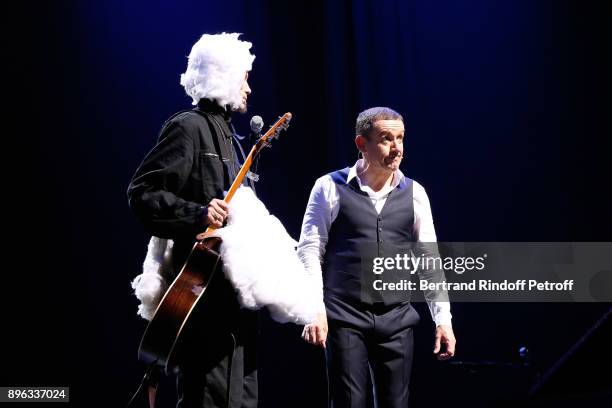 Dany Boon performs during the "Dany de Boon Des Hauts-De-France" Show at L'Olympia on December 18, 2017 in Paris, France.