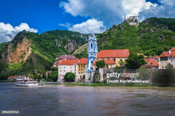 danube landmark - dürnstein stock pictures, royalty-free photos & images