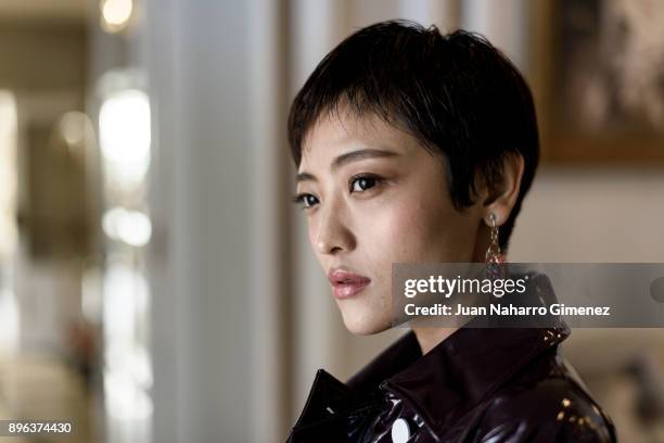 Guo Yue poses during a portrait session at Maria Cristina Hotel during 65th San Sebastian International Film Festival on September 27, 2017 in San...