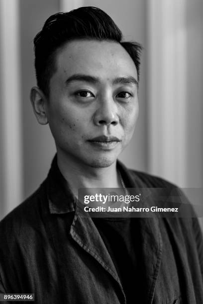 Actor Liu Zhengkai poses during a portrait session at Maria Cristina Hotel during 65th San Sebastian International Film Festival on September 27,...