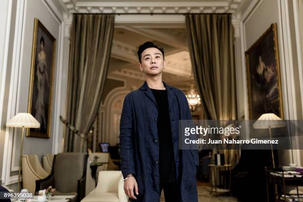 Actor Liu Zhengkai poses during a portrait session at Maria Cristina Hotel during 65th San Sebastian International Film Festival on September 27,...
