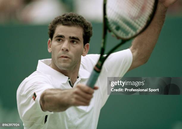 Pete Sampras of the USA in action during the US Open at the USTA National Tennis Center on September, 1998 in Flushing Meadow, New York, USA.