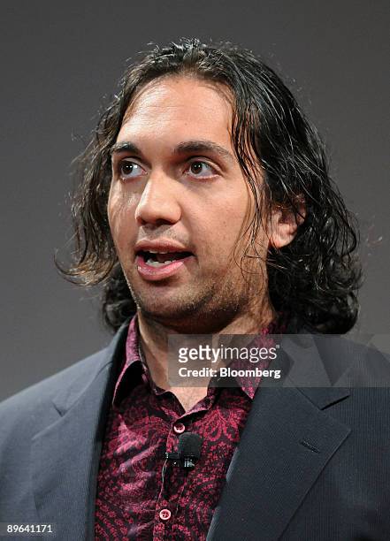 Toby Segaran, co-founder of Freerisk, speaks during the "Disruptive by Design" WIRED Magazine Business Conference in New York, U.S., on Monday, June...