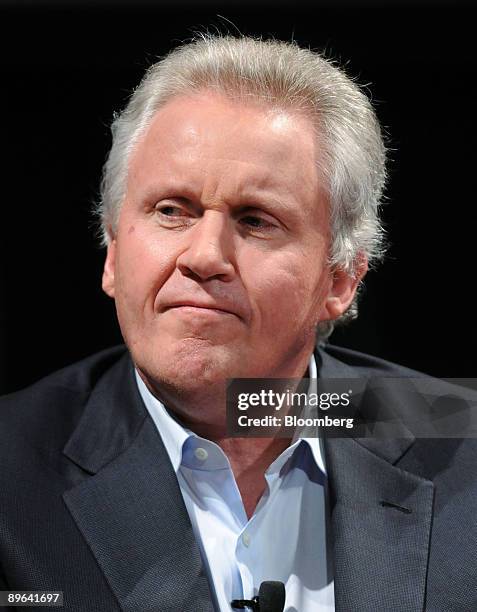 Jeff Immelt, chairman and chief executive officer of General Electric, speaks during the "Disruptive by Design" WIRED Magazine Business Conference in...