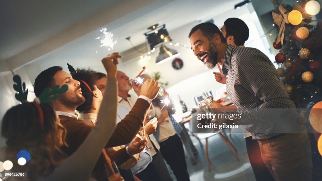 New Year's party.