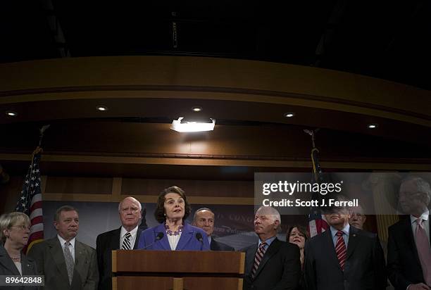 August 06: Sen. Patty Murray, D-Wash., Sen. Richard J. Durbin, D-Ill., Senate Judiciary Chairman Patrick J. Leahy, D-Vt., Sen. Dianne Feinstein,...