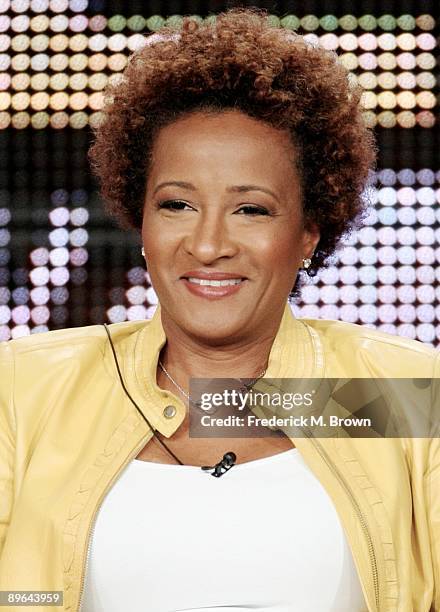 Host/executive producer Wanda Sykes of the television show "The Wanda Sykes Show" speaks during the Fox Network portion of the 2009 Summer Television...