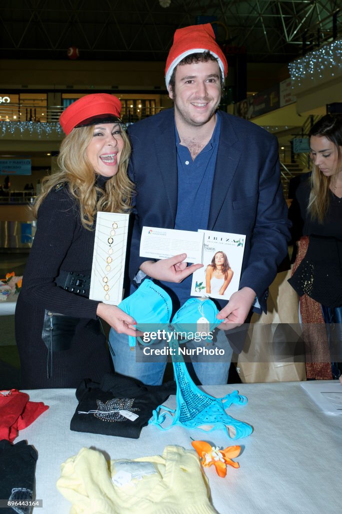 Alex Lequio Jr and Ana Obregon attend the solidarity market