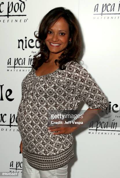 Actress Judy Reyes attends A Pea in the Pod launch party for the Nicole Richie maternity collection held at A Pea In The Pod on August 6, 2009 in...