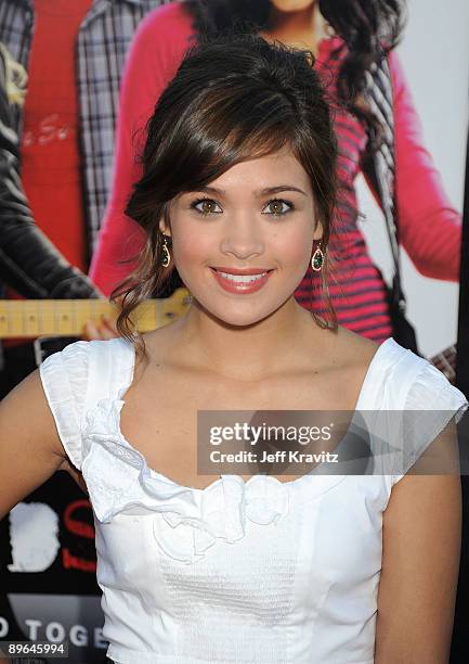 Actress Nicole Gale Anderson arrives at Summit Entertainment's premiere of "BandSlam" held at Mann Village Theatre on August 6, 2009 in Westwood, Los...