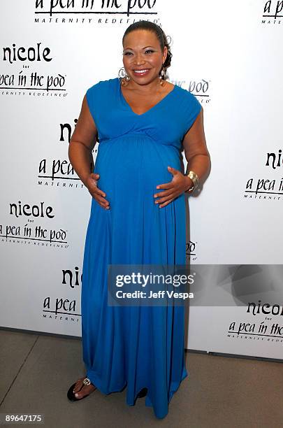 Actress Tisha Campbell Martin attends A Pea in the Pod launch party for the Nicole Richie maternity collection held at A Pea In The Pod on August 6,...