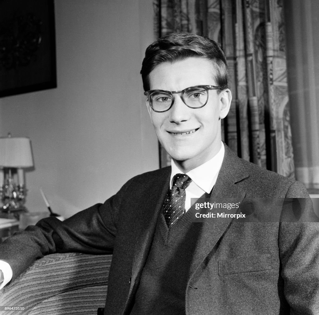Yves Saint Laurent, Designer, Dior Fashion House, pictured at