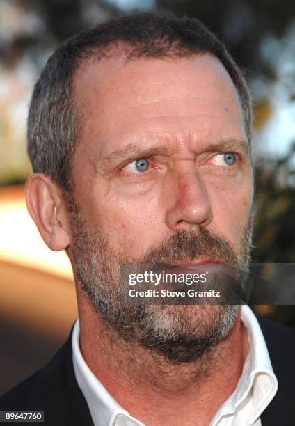 Hugh Laurie arrives at the 2009 TCA Summer Tour's Fox All-Star Party at The Langham Resort on August 6, 2009 in Pasadena, California.