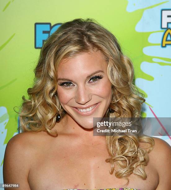 Katee Sackhoff arrives to the FOX All-Star Party for the 2009 TCA Summer Tour held at The Langham Resort on August 6, 2009 in Pasadena, California.