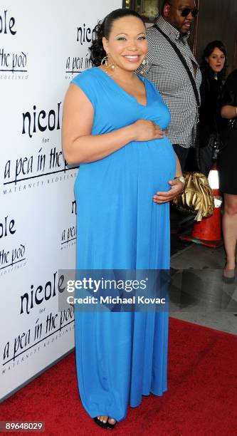 Actress Tisha Campbell Martin arrives at the launch party for Nicole Richie's new maternity line hosted by A Pea In The Pod at 'A Pea In The Pod' on...