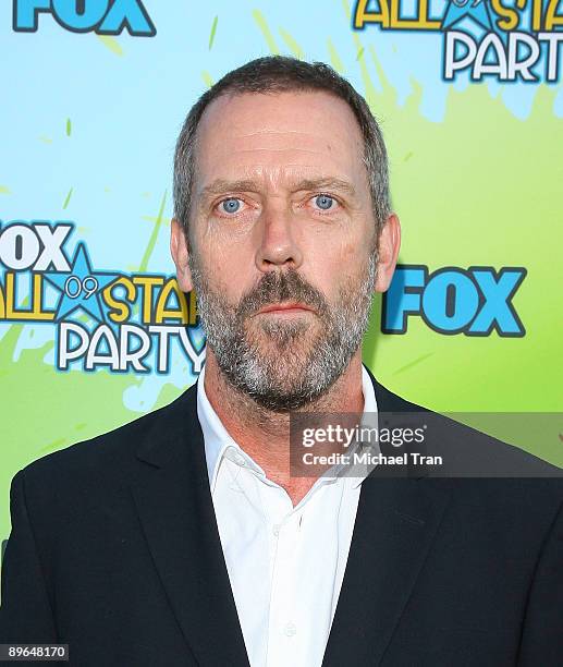 Hugh Laurie arrives to the FOX All-Star Party for the 2009 TCA Summer Tour held at The Langham Resort on August 6, 2009 in Pasadena, California.