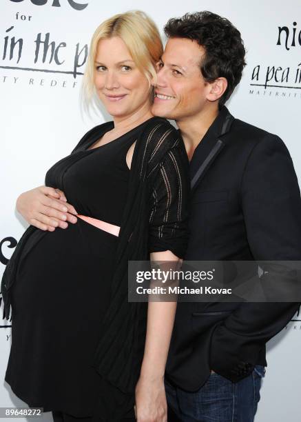 Actress Alice Evans and actor Ioan Gruffudd arrive at "A Pea In The Pod hosts Nicole Richie's New Maternity Line Launch Party" at 'A Pea In The Pod'...
