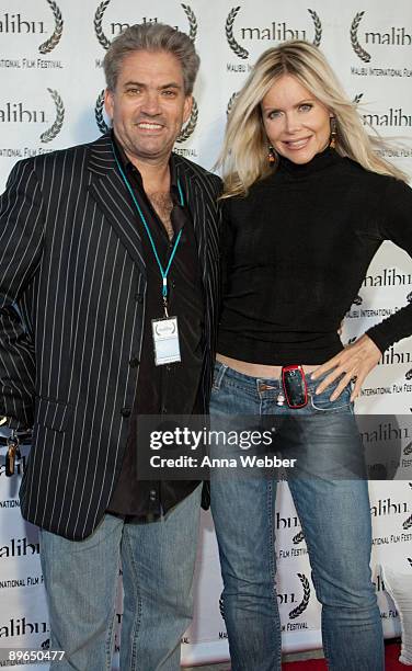 Return to Tarawa's" Director Steven C. Barber and Associate Producer Tamara Henry arrives at the 10th Annual Malibu Film Festival's screening of...