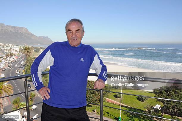 Joe Frickleton poses at his apartment in Camps Bay on 19 June 2009 in Cape Town, South Africa.