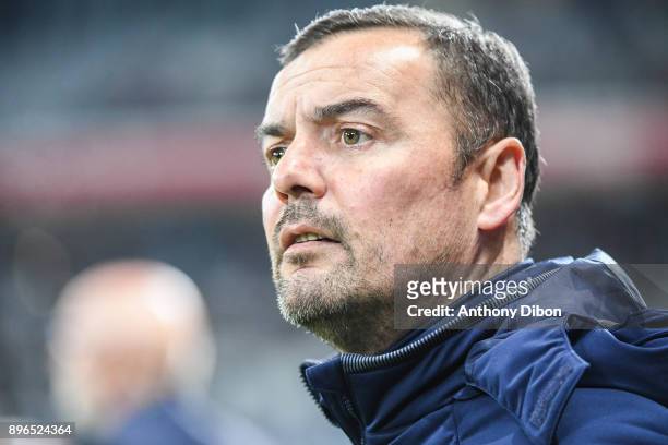 Joao Sacramento coach of Lille during the Ligue 1 match between Lille OSC and OGC Nice at Stade Pierre Mauroy on December 20, 2017 in Lille, .