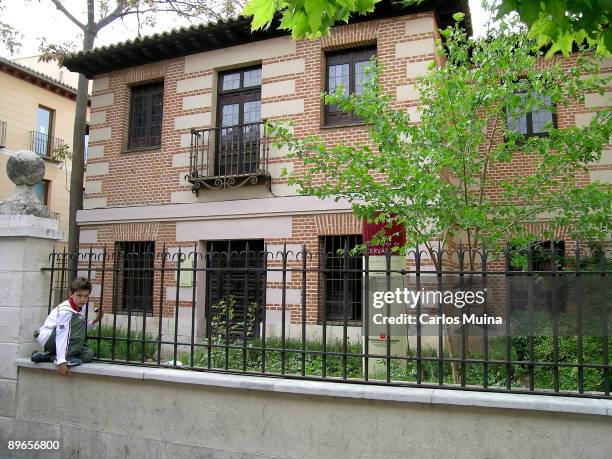 Alcala de Henares, Madrid . Miguel de Cervantes' Native House Museum.