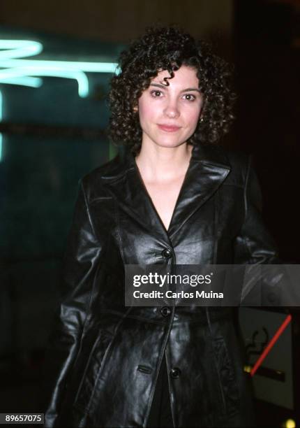 Las Palmas de Gran Canarias, Canary Islands. Spain. VI International Film Festival . Portrait of Irene Visedo, actress.