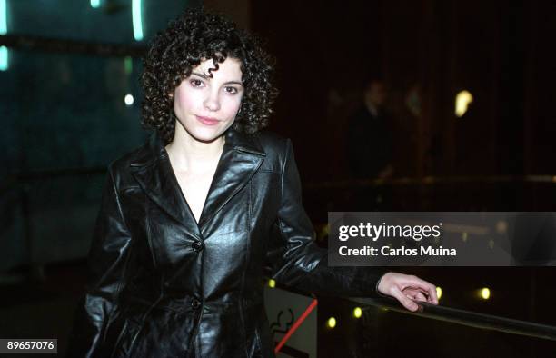 Las Palmas de Gran Canarias, Canary Islands. Spain. VI International Film Festival . Portrait of Irene Visedo, actress.