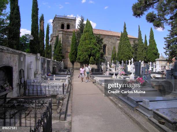 Soria.Castilla y Leon Cementery where is situated the tomb of Leonor Izquierdo, Antonio Machado´s wife.