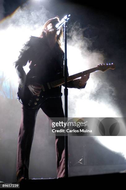 September, 2005. Madrid, Spain. The singer Juanes in concert.