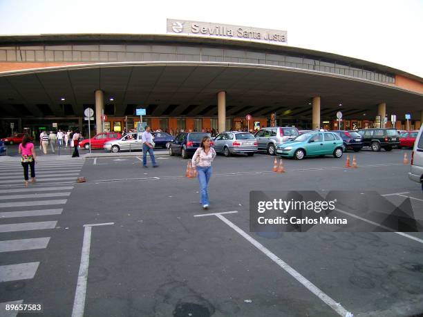 Seville, Andalusia . Santa Justa train station.