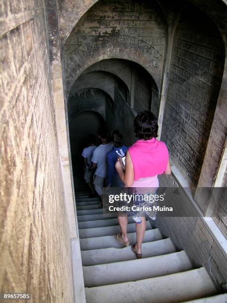 Seville, Andalusia . The Giralda Tower. Access to the upper floor.