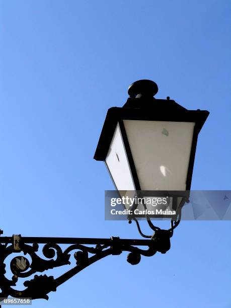 Balearics Islands, Spain. Ibiza Island . Lampost.