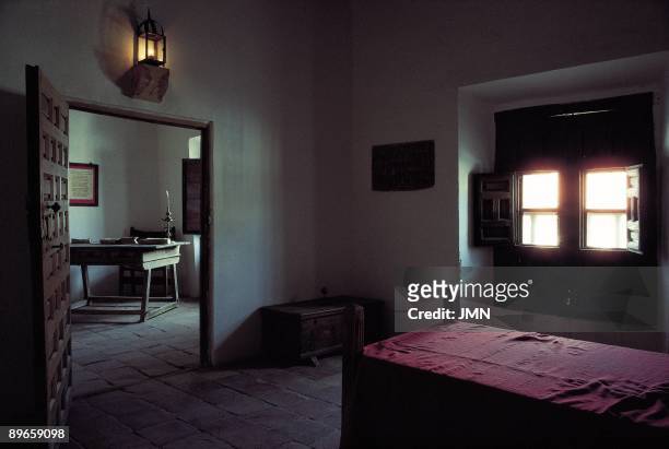 Cell of Quevedo. VIllanueva de los Infantes. Ciudad Real Image of the cell of the convent where the Spanish writer Francisco of Quevedo died, that is...