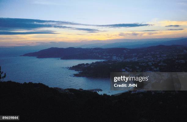 Llafranc and Calella Coast Panoramic view from the Llafranc and Calella villages, Gerona province