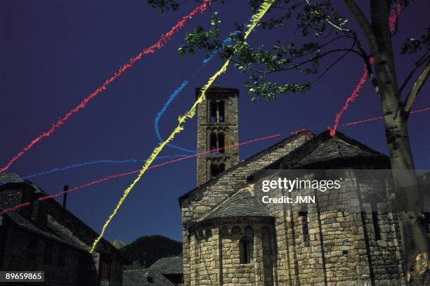 Santa Maria Church in Tahull View of the Santa Maria Church in Tahull, 12th century in romanic style, Lerida province