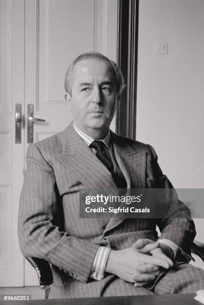 Edouard Balladur, minister of Economy
