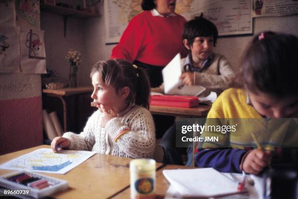 Classroom of a rural school